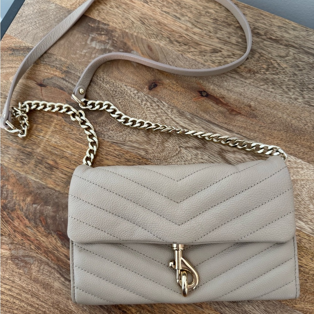 Rebecca Minkoff Beige Leather WOC